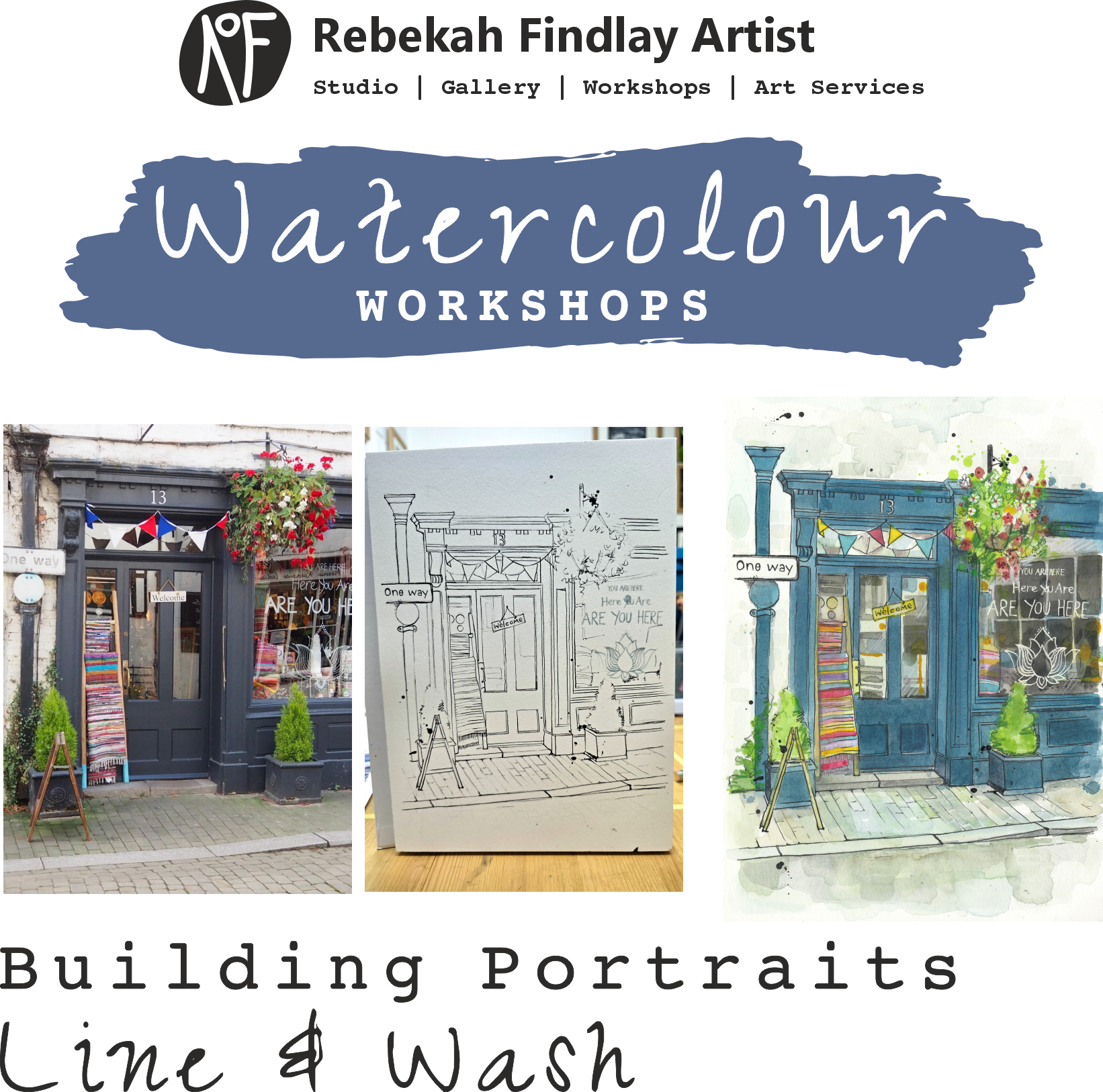 Watercolour Workshop – Building Portrait